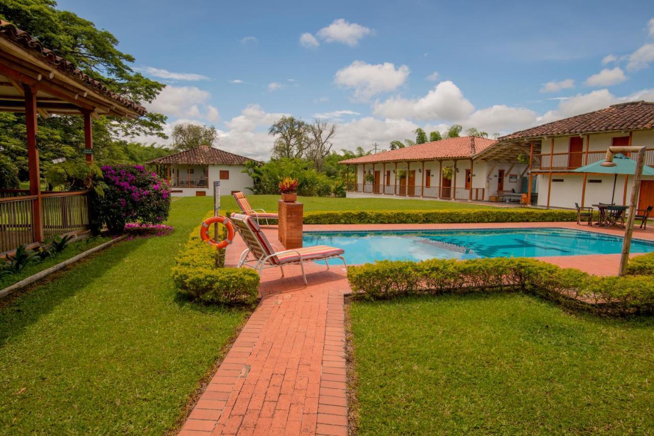 キンバヤ Hacienda El Samanヴィラ エクステリア 写真
