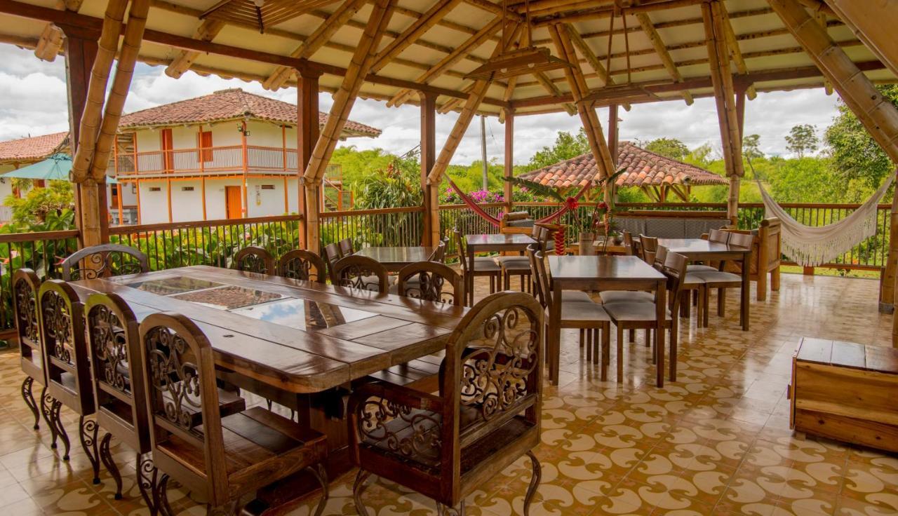 キンバヤ Hacienda El Samanヴィラ エクステリア 写真